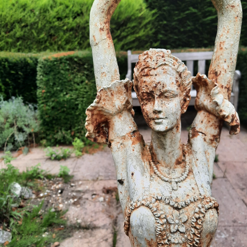 Wat van binnen aandacht vraagt Natuurlijk gevormde figuur tussen boomschors en hout.